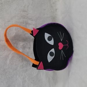 Halloween Felt Cat Purse/Candy Bag
